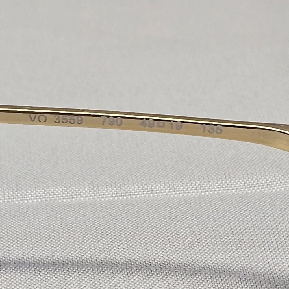 VOGUE VO3559 790 Eyeglasses Frames Only Half‎ Rimless 49-19-135